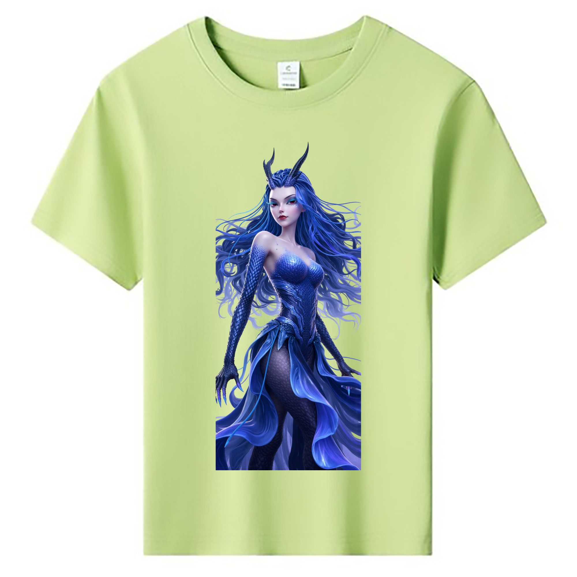 （画像用） Ne Zha 2 ナタ 魔童の大暴れ 綿100％キッズTシャツ（フロントプリント）